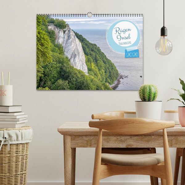 Produktbild: R&uuml;gen - Inseltraumblicke (Wandkalender 2026 DIN A3 quer), CALVENDO Monatskalender