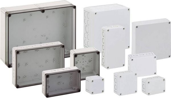 Produktbild: Spelsberg TK PS 1811-6f-tm Installations-Geh&auml;use 180 x 110 x 63 Polycarbonat, Polystyrol (EPS) Lichtgrau (RAL 7035) 1 St.