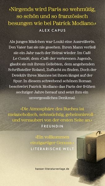 Produktbild: Im Caf&eacute; der verlorenen Jugend