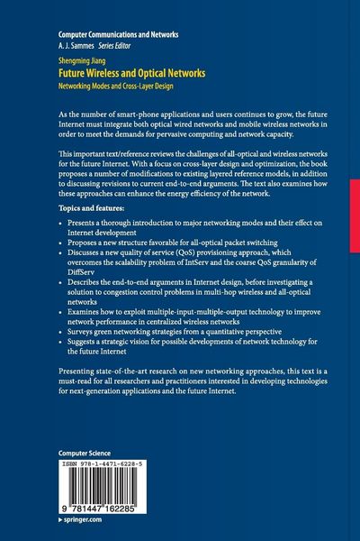 Produktbild: Future Wireless and Optical Networks