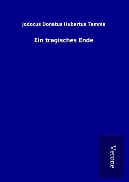 Produktbild: Ein tragisches Ende