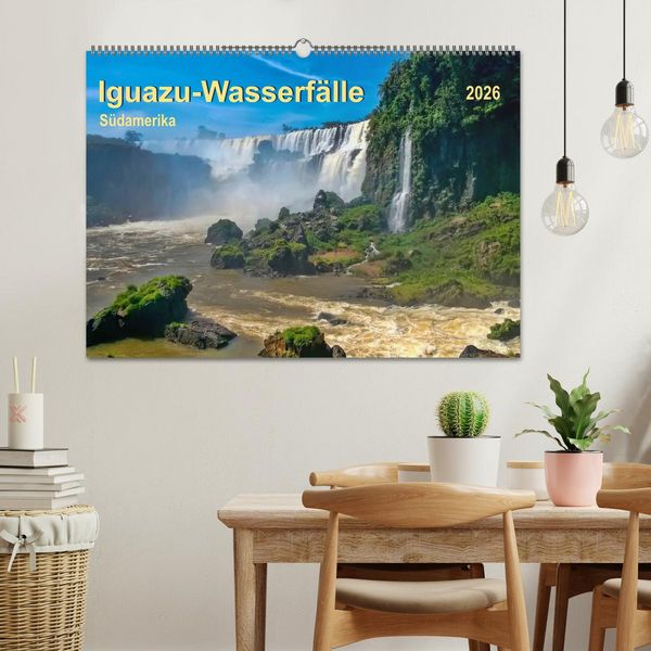 Produktbild: Iguazu Wasserf&auml;lle - S&uuml;damerika (Wandkalender 2026 DIN A2 quer), CALVENDO Monatskalender