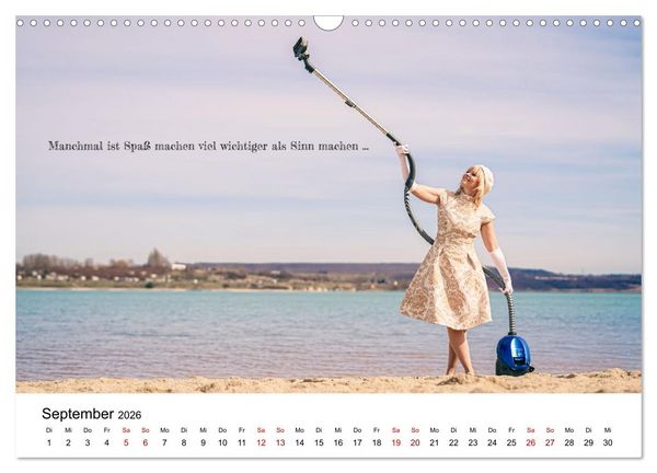 Produktbild: RAUSGEPUTZT UND GLATTGESPIEGELT (Wandkalender 2026 DIN A3 quer), CALVENDO Monatskalender