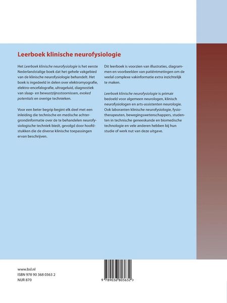 Produktbild: Leerboek klinische neurofysiologie