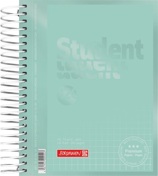 Produktbild: Brunnen Collegeblock A6 120 Blatt kariert Premium
