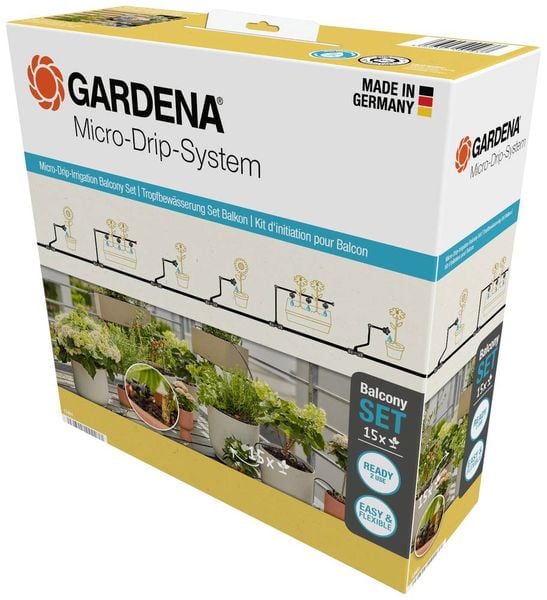 'GARDENA Micro-Drip System Bewässerungs-Komplettset 13mm (1/2') Ø 13401-20'