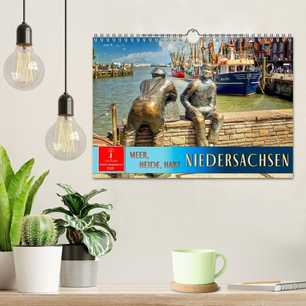 Produktbild: Niedersachsen - Meer, Heide, Harz (Wandkalender 2026 DIN A4 quer), CALVENDO Monatskalender