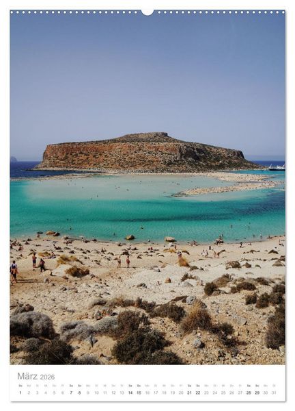 Produktbild: Kreta - Sonne, Meer und griechische Lebensart (hochwertiger Premium Wandkalender 2026 DIN A2 hoch), Kunstdruck in Hochglanz