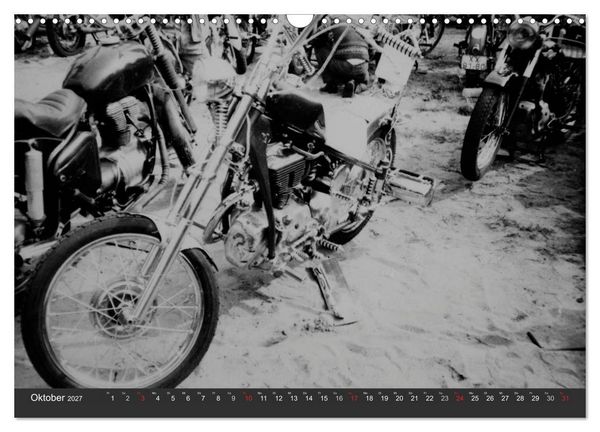 Produktbild: east Rider - Biker und Bikes aus der DDR (Wandkalender 2027 DIN A3 quer), CALVENDO Monatskalender