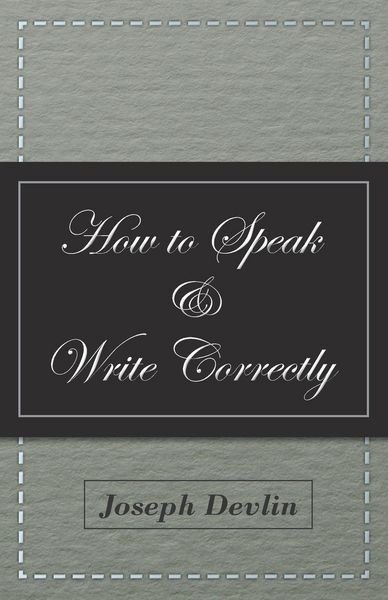 Produktbild: How to Speak and Write Correctly
