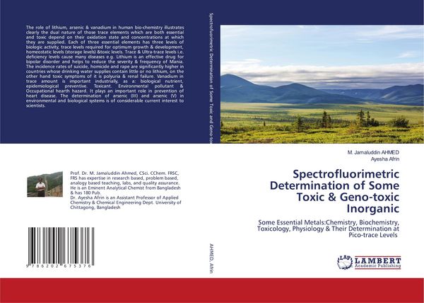 Produktbild: Spectrofluorimetric Determination of Some Toxic & Geno-toxic Inorganic