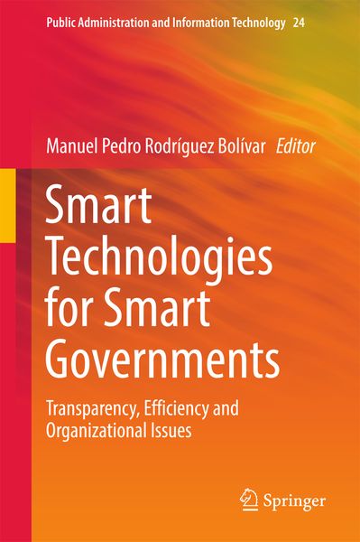 Produktbild: Smart Technologies for Smart Governments