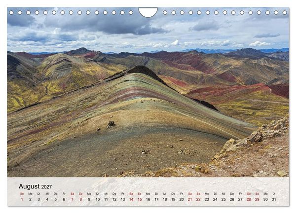 Produktbild: Entdecke S&uuml;damerika: Monat f&uuml;r Monat (Wandkalender 2027 DIN A4 quer), CALVENDO Monatskalender