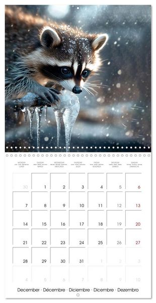 Produktbild: WILDLIFE IN THE ENCHANTED FOREST (Wall Calendar 2026 12 &times; 12 Inch) CALVENDO 12 Month Wall Calendar