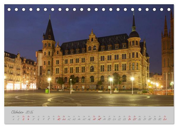 Produktbild: Wiesbaden Die Kurstadt im Rheingau (Tischkalender 2026 DIN A5 quer), CALVENDO Monatskalender