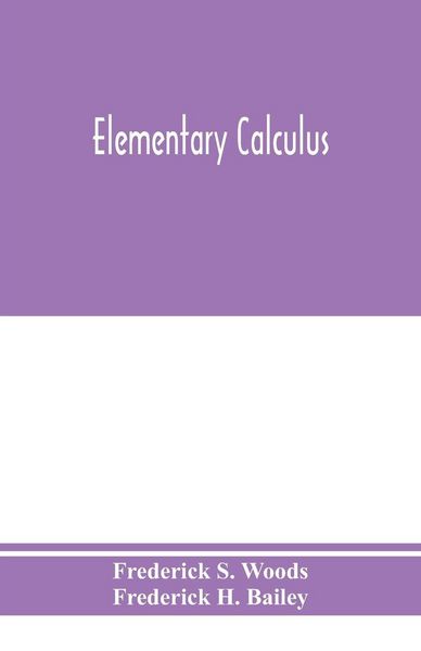 Produktbild: Elementary calculus