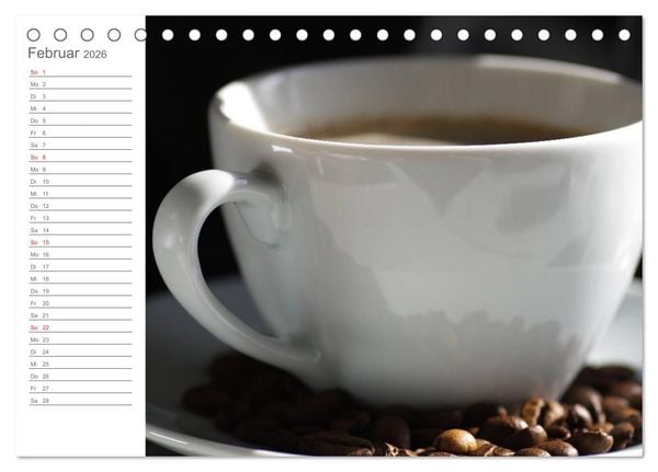 Produktbild: Kaffee-Pause Terminkalender (Tischkalender 2026 DIN A5 quer), CALVENDO Monatskalender