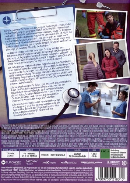 Produktbild: Die Jungen &Auml;rzte, Staffel 9, Teil 1 (Folgen 337-357) [6 DVDs]