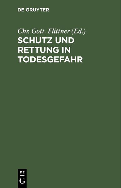 Produktbild: Schutz und Rettung in Todesgefahr