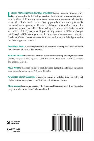 Produktbild: Nu&ntilde;ez, A: Latinos in Higher Education: Creating Conditions f