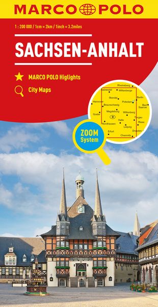 Produktbild: MARCO POLO Regionalkarte Deutschland 08 Sachsen-Anhalt 1:200.000