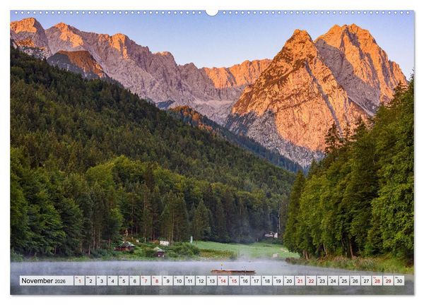 Produktbild: Bayerische Seenlandschaften - Natur im Einklang mit Freizeit und Kultur (Wandkalender 2026 DIN A2 quer), CALVENDO Monatskalender