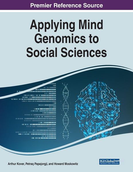 Produktbild: Applying Mind Genomics to Social Sciences