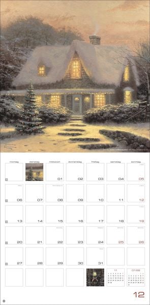 Produktbild: Thomas Kinkade: Land of Light Broschurkalender 2027