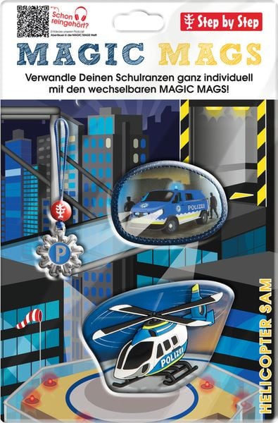 Produktbild: STEP BY STEP&reg; Schulrucksack Zubeh&ouml;rset Magic Mags, Helicopter Sam