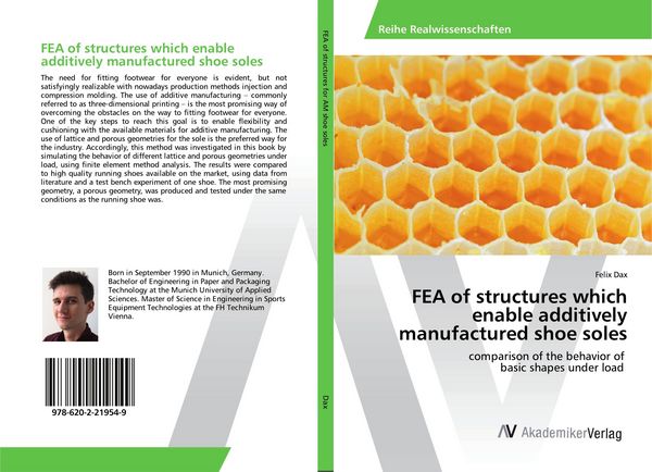 Produktbild: FEA of structures which enable additively manufactured shoe soles