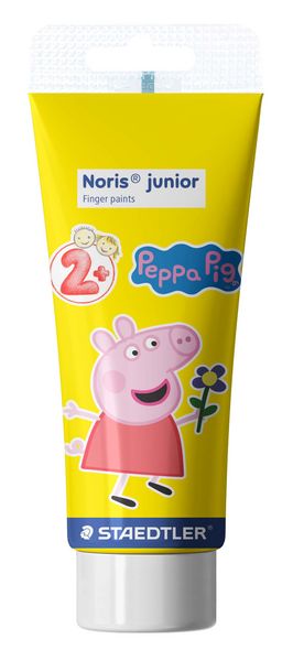 Produktbild: STAEDTLER Fingermalfarbe Noris junior Peppa Pig, 4 Farben, 75ml Tuben