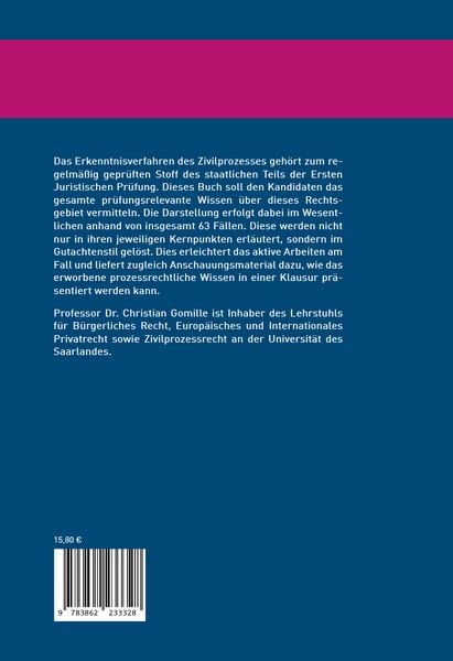 Produktbild: Zivilprozessrecht 1