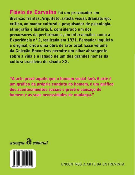 Produktbild: Fl&aacute;vio de Carvalho - Encontros