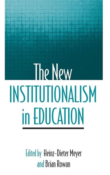Produktbild: The New Institutionalism in Education