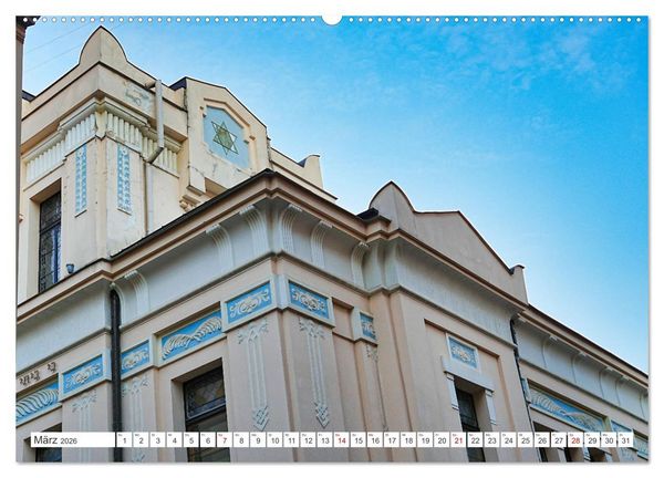 Produktbild: Synagogen im Baltikum (hochwertiger Premium Wandkalender 2026 DIN A2 quer), Kunstdruck in Hochglanz