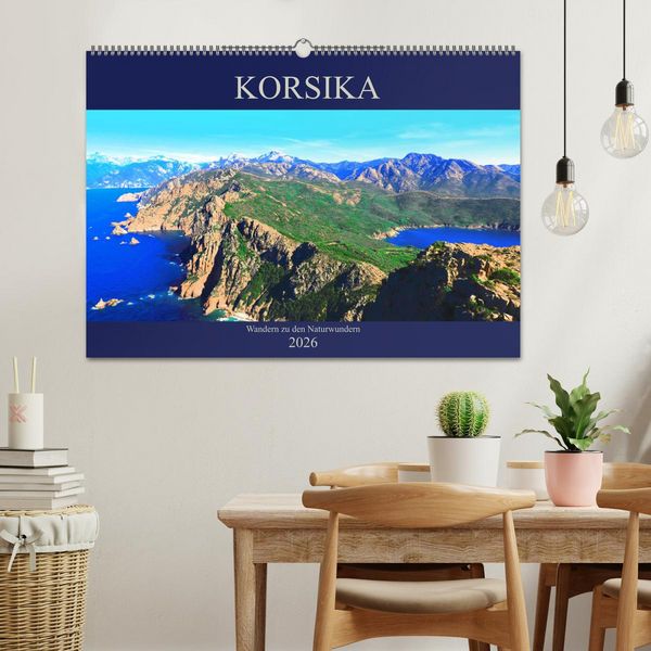 Produktbild: Korsika - Wandern zu den Naturwundern (Wandkalender 2026 DIN A2 quer), CALVENDO Monatskalender