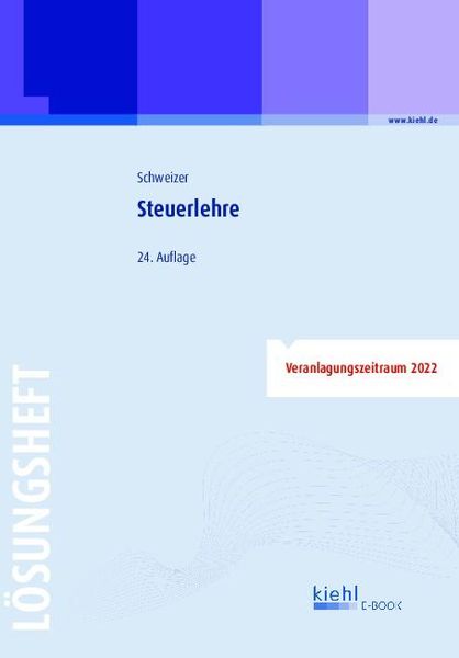 Produktbild: Steuerlehre - L&ouml;sungsheft