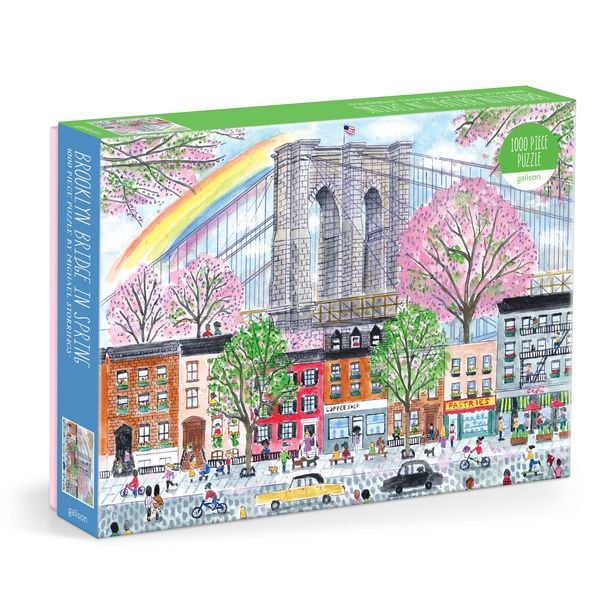Michael Storrings Brooklyn Bridge in Spring 1000 Piece Puzzle