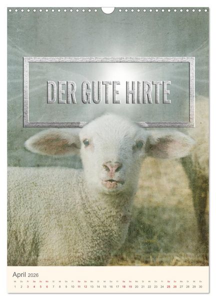 Produktbild: Namen von Jesus (Wandkalender 2026 DIN A3 hoch), CALVENDO Monatskalender