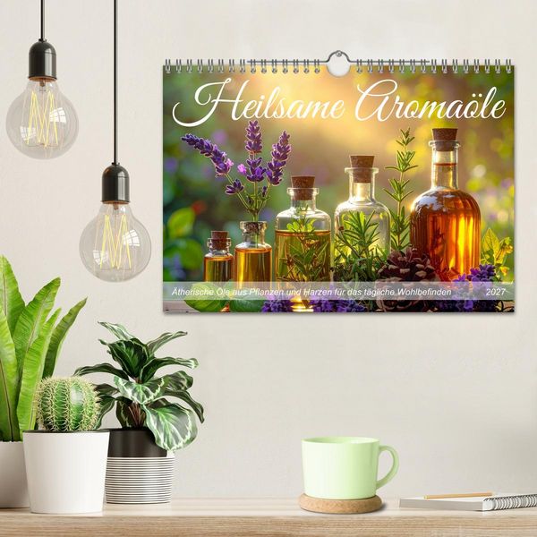 Produktbild: Heilsame Aroma&ouml;le (Wandkalender 2027 DIN A4 quer), CALVENDO Monatskalender