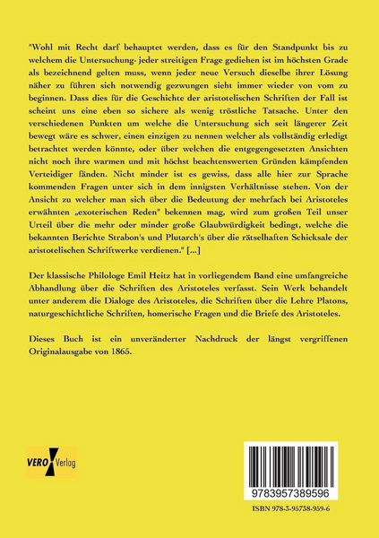 Produktbild: Die verlorenen Schriften des Aristoteles