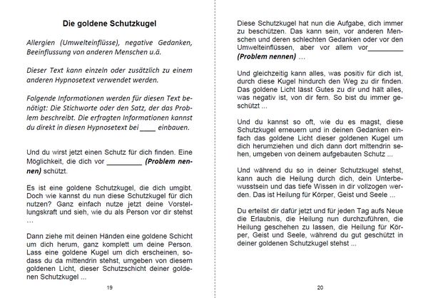 Produktbild: Hypnosetexte zum Vorlesen und selber Zusammenstellen