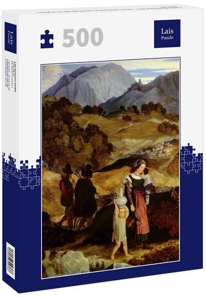 Lais Puzzle Carl Philipp Fohr - Romantische Landschaft in Italien, Detail 500 Teile