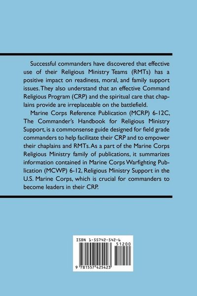Produktbild: The Commander's Handbook for Religious Ministry Support (Marine Corps Reference Publication 6-12c)