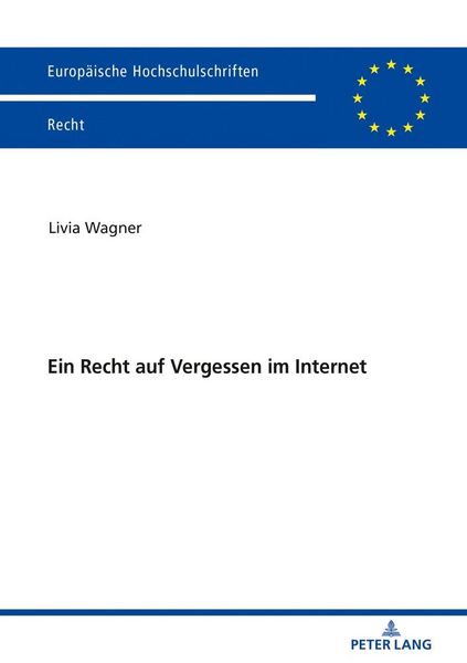 Produktbild: Ein Recht auf Vergessen im Internet