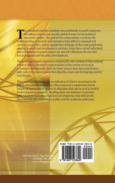 Produktbild: Handbook on International Studies in Education (Hc)