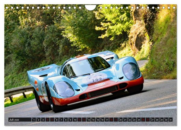 Produktbild: Porsche Oldtimer - EGGBERG KLASSIK - Der Berg ruft (Wandkalender 2026 DIN A4 quer), CALVENDO Monatskalender