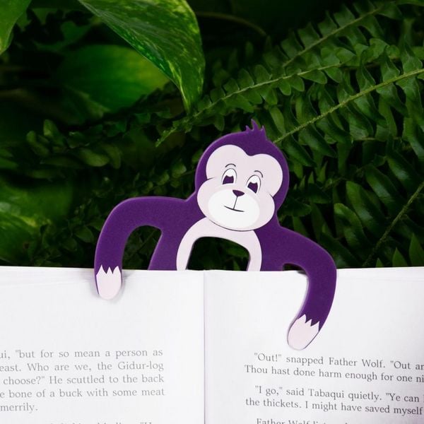Produktbild: Jungle B&uuml;cherhalter & Seitenhalter "Affe"