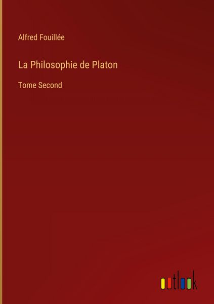 Produktbild: La Philosophie de Platon