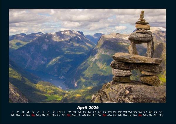 Produktbild: Berge 2026 Fotokalender DIN A4